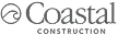 Logo of Coastal Construction, featuring the company name with a circular wave icon to the left.